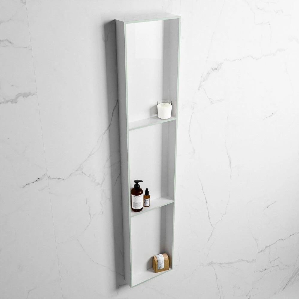 Mondiaz Easy Nis 150x30x8cm 3 Vakken Greey/talc 4 Mondiaz Easy Nis 150x30x8cm 3 Vakken Greey/talc - Afbeelding 2