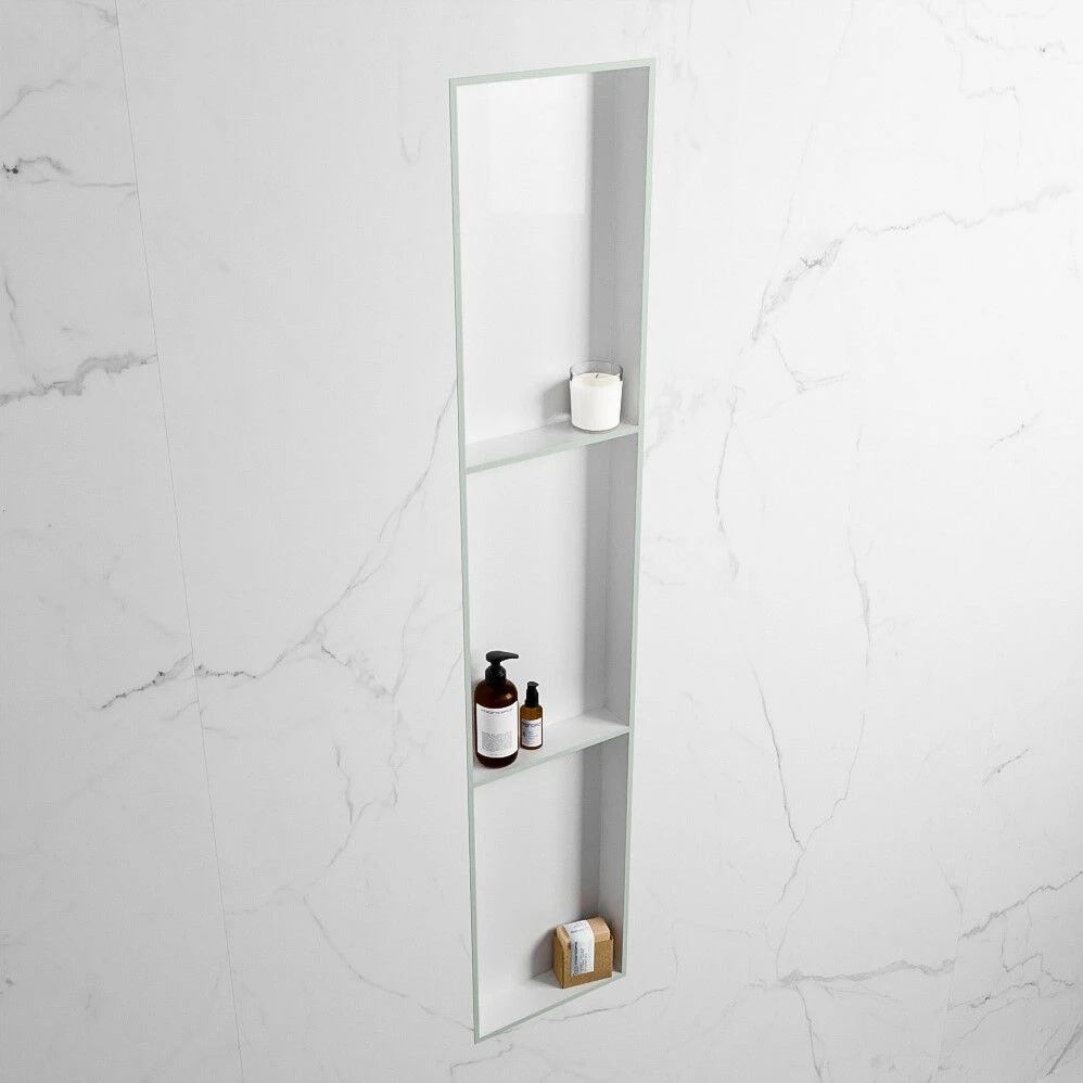 Mondiaz Easy Nis 150x30x8cm 3 Vakken Greey/talc 3 Mondiaz Easy Nis 150x30x8cm 3 Vakken Greey/talc