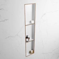 Mondiaz Easy Nis 150x30x8cm 3 Vakken Rust/talc