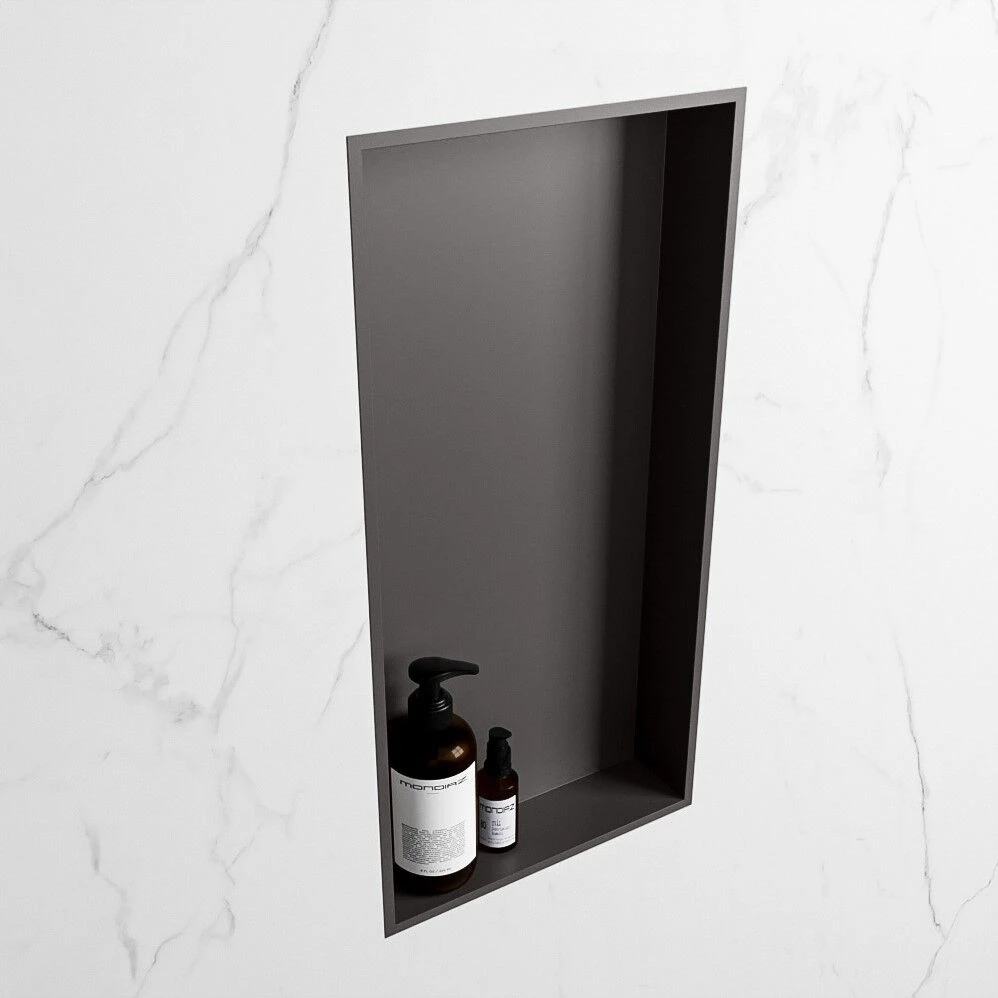 Mondiaz Easy Nis 60x30x8cm 1 Vak Dark Grey 3 Mondiaz Easy Nis 60x30x8cm 1 Vak Dark Grey
