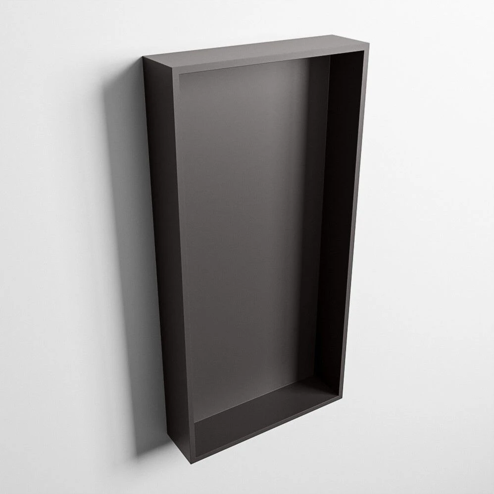 Mondiaz Easy Nis 60x30x8cm 1 Vak Dark Grey 5 Mondiaz Easy Nis 60x30x8cm 1 Vak Dark Grey - Afbeelding 3