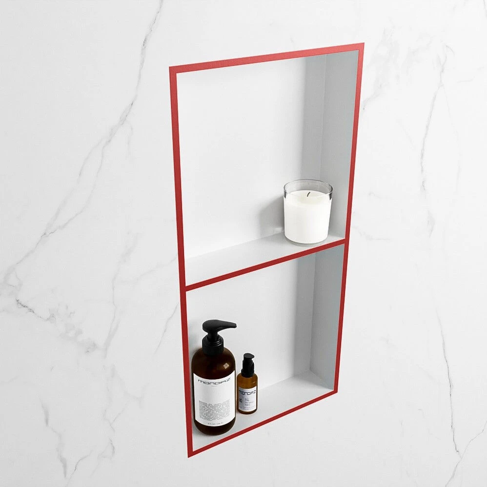 Mondiaz Easy Nis 60x30x8cm 2 Vakken Fire/talc 3 Mondiaz Easy Nis 60x30x8cm 2 Vakken Fire/talc