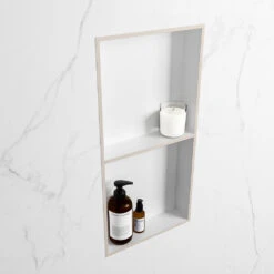 Mondiaz Easy Nis 60x30x8cm 2 Vakken Linen/talc