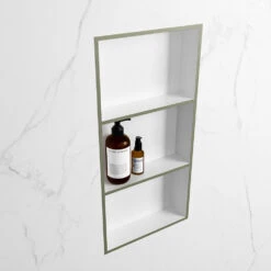 Mondiaz Easy Nis 60x30x8cm 3 Vakken Army/talc