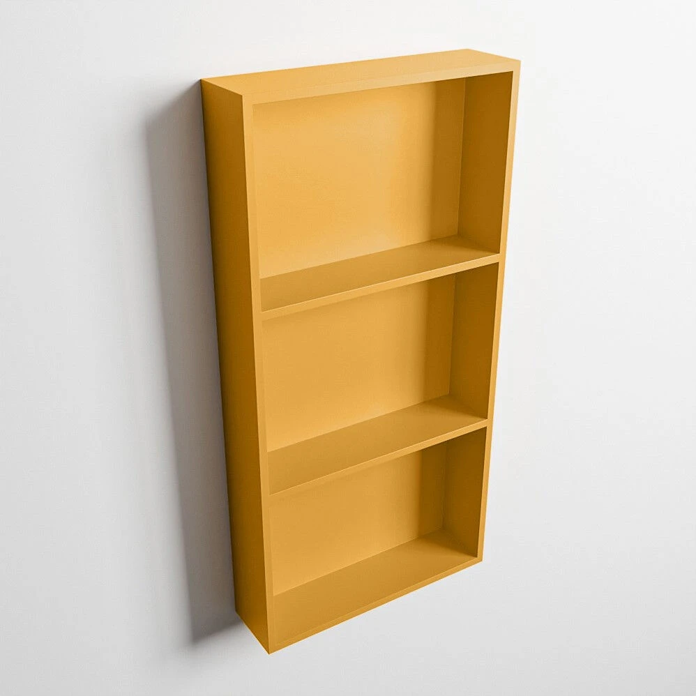 Mondiaz Easy Nis 60x30x8cm 3 Vakken Ocher 5 Mondiaz Easy Nis 60x30x8cm 3 Vakken Ocher - Afbeelding 3