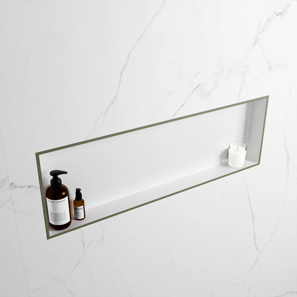 Mondiaz Easy Nis 90x30x8cm 1 Vak Army/talc 3 Mondiaz Easy Nis 90x30x8cm 1 Vak Army/talc