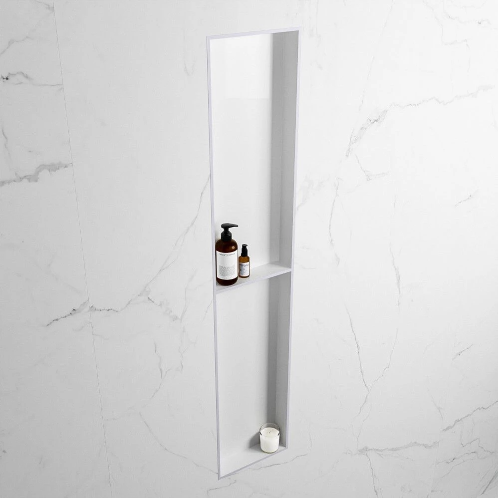 Mondiaz Easy Nis 90x30x8cm 2 Vakken Cale/talc 3 Mondiaz Easy Nis 90x30x8cm 2 Vakken Cale/talc