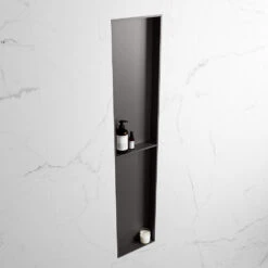 Mondiaz Easy Nis 90x30x8cm 2 Vakken Dark Grey