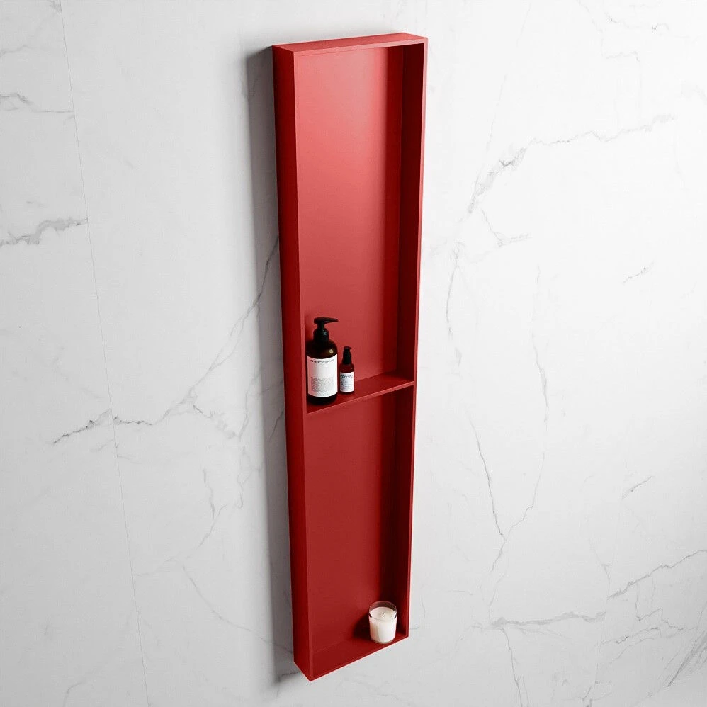 Mondiaz Easy Nis 90x30x8cm 2 Vakken Fire 4 Mondiaz Easy Nis 90x30x8cm 2 Vakken Fire - Afbeelding 2