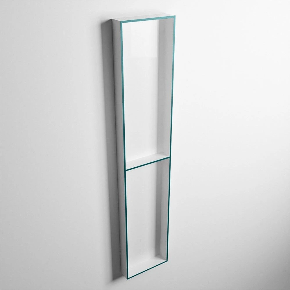 Mondiaz Easy Nis 90x30x8cm 2 Vakken Smag/talc 5 Mondiaz Easy Nis 90x30x8cm 2 Vakken Smag/talc - Afbeelding 3