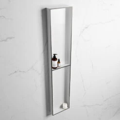 Mondiaz Easy Nis 90x30x8cm 2 Vakken Urban/talc 6 Mondiaz Easy Nis 90x30x8cm 2 Vakken Urban/talc -hotbath winkel mondiaz easy nis 90x30x8cm 2 vakken urban talc sk37515 2 1