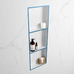 Mondiaz Easy Nis 90x30x8cm 3 Vakken Jeans/talc