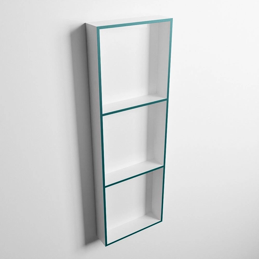 Mondiaz Easy Nis 90x30x8cm 3 Vakken Smag/talc 5 Mondiaz Easy Nis 90x30x8cm 3 Vakken Smag/talc - Afbeelding 3