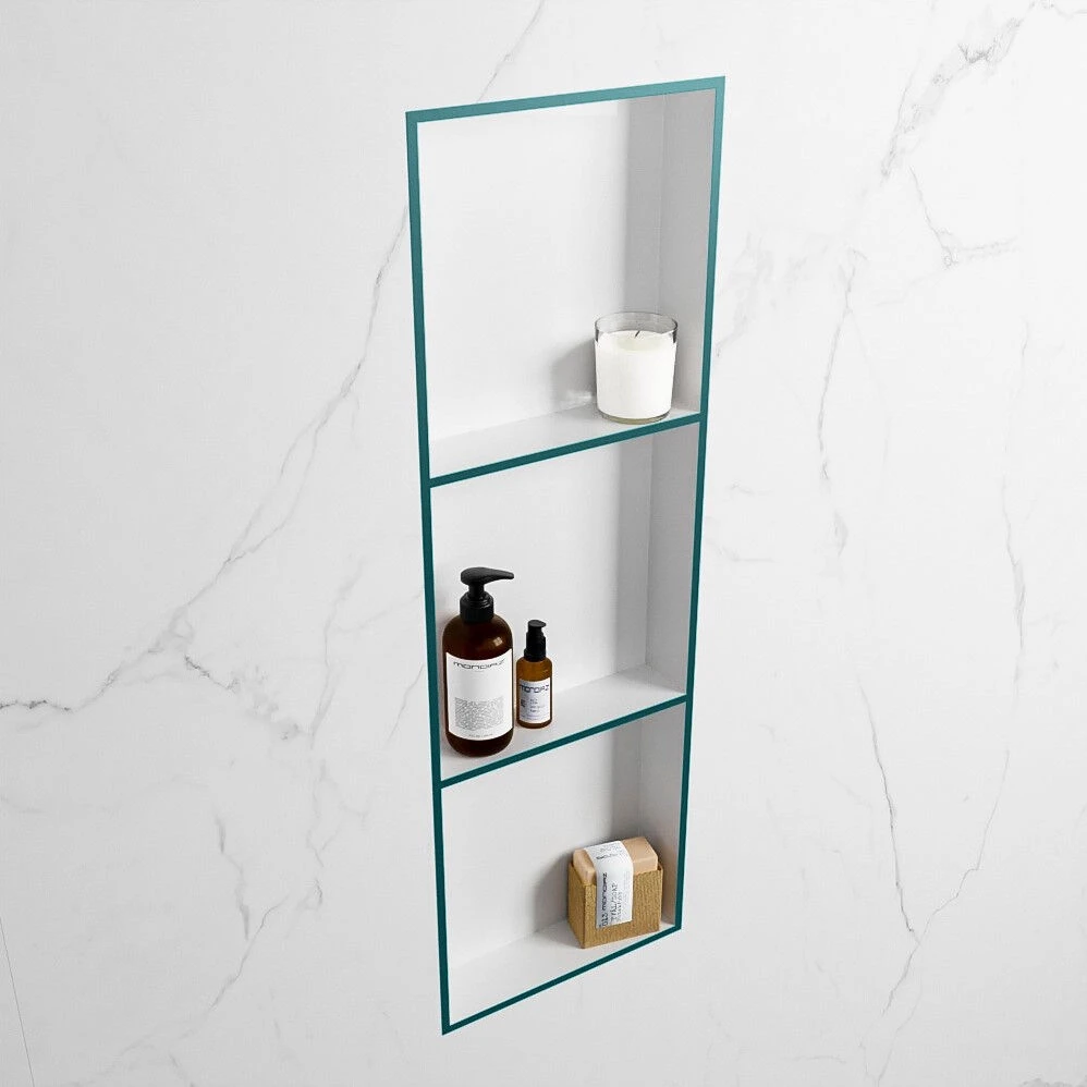 Mondiaz Easy Nis 90x30x8cm 3 Vakken Smag/talc 3 Mondiaz Easy Nis 90x30x8cm 3 Vakken Smag/talc