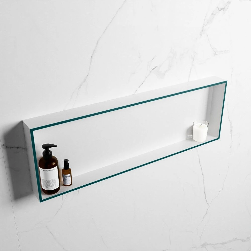 Mondiaz Easy Nis 90x30x8cm 1 Vak Smag/talc 4 Mondiaz Easy Nis 90x30x8cm 1 Vak Smag/talc - Afbeelding 2