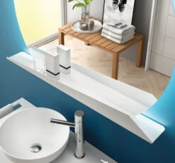 Muebles Sun Spiegelplank 80cm Wit