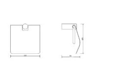 Mueller Black Toiletrolhouder Met Klep Mat Zwart 5 Mueller Black Toiletrolhouder Met Klep Mat Zwart -hotbath winkel mueller black toiletrolhouder met klep mat zwart sk285054 2