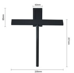 Alternative view of Mueller Black Wisser Inclusief Haak Mat Zwart