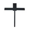 Mueller Black Wisser Inclusief Haak Mat Zwart -hotbath winkel mueller black wisser inclusief haak mat zwart sk59356 1