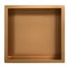 Mueller Cobre Inbouwnis 30x30x10cm Geborsteld Brons Koper -hotbath winkel mueller cobre inbouwnis 30x30x10cm geborsteld brons koper sk59327