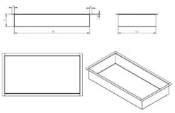 Mueller Ferro Inbouwnis 60x30x7cm Verouderd Ijzer - Gunmetal 5 Mueller Ferro Inbouwnis 60x30x7cm Verouderd Ijzer - Gunmetal -hotbath winkel mueller ferro inbouwnis 60x30x7cm geborsteld koper sk59330 1