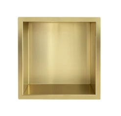 Mueller Gold Inbouwnis 30x30x10cm Geborsteld Messing