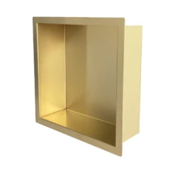 Mueller Gold Inbouwnis 30x30x10cm Geborsteld Messing -hotbath winkel mueller gold inbouwnis 30x30x10cm geborsteld messing sk59262 4