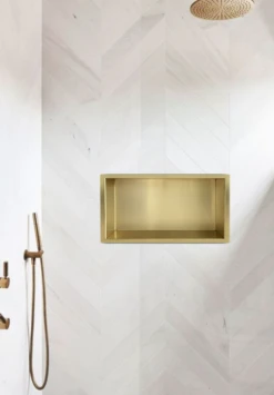Mueller Gold Inbouwnis 60x30x7cm Geborsteld Messing -hotbath winkel mueller gold inbouwnis 60x30x7cm geborsteld messing sk59261 4
