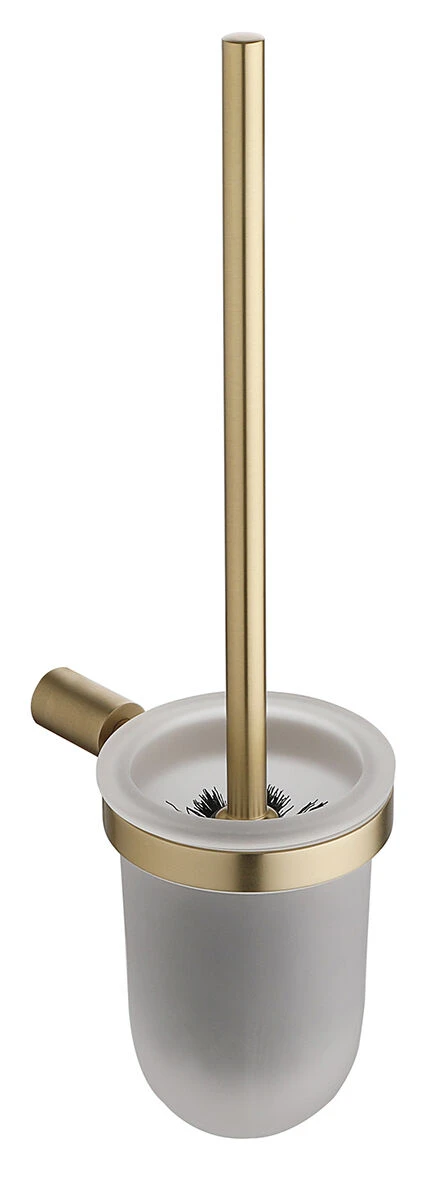 Mueller Gold Toiletborstelhouder Geborsteld Messing 3 Mueller Gold Toiletborstelhouder Geborsteld Messing