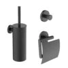 Mueller Hilton Toiletaccessoiresset Mat Zwart -hotbath winkel mueller hilton toiletaccessoiresset mat zwart sk59478