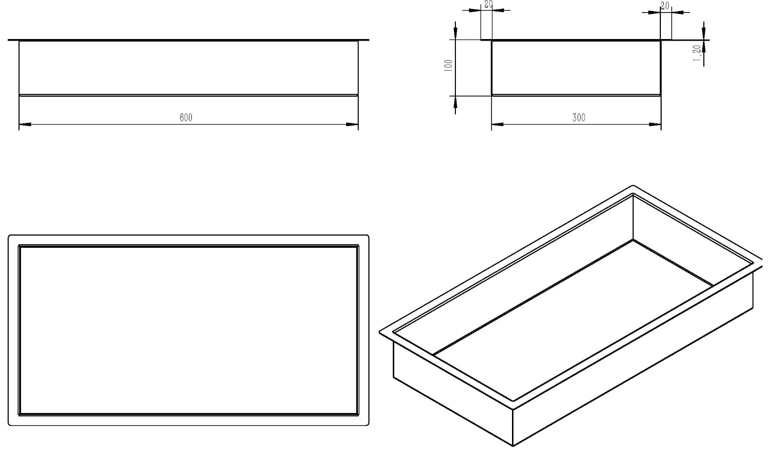 Mueller Inbouwnis 30x60x10cm Mat Wit 5 Mueller Inbouwnis 30x60x10cm Mat Wit - Afbeelding 3