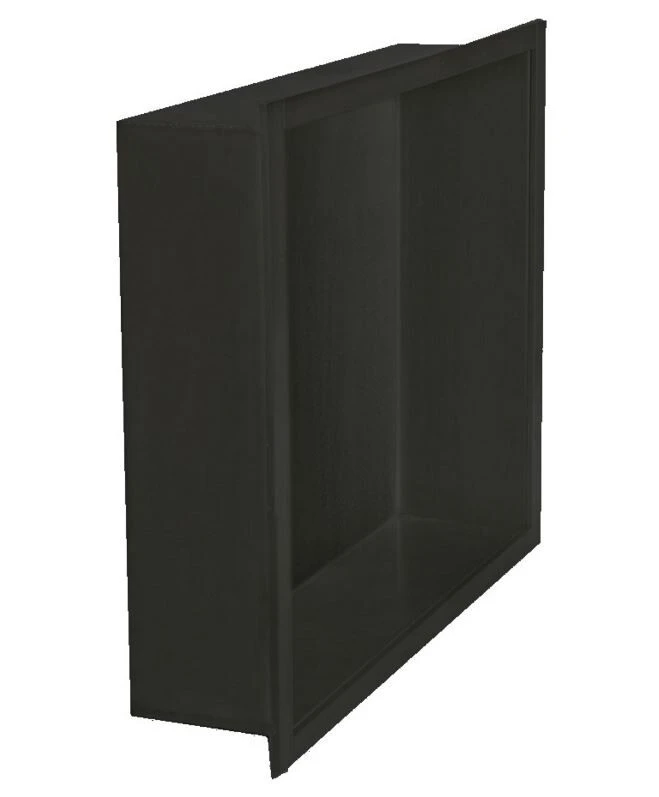 Mueller Inbouwnis Mat Zwart 30x30x7cm RVS 4 Mueller Inbouwnis Mat Zwart 30x30x7cm RVS - Afbeelding 2