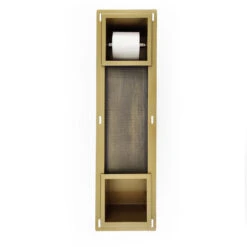 Mueller Mat Gouden Inbouw Toiletrolhouder Met Reserverol Houder