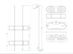 Mueller Round Chroom Ophangrek Tbv Glazen Wand 80cm 5 Mueller Round Chroom Ophangrek Tbv Glazen Wand 80cm -hotbath winkel mueller round chroom ophangrek tbv glazen wand 80cm sk59269 2