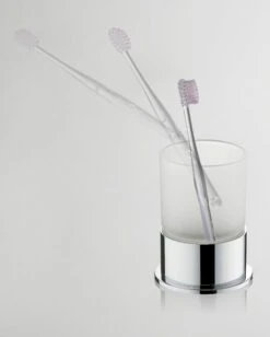 Mueller Round Vrijstaande Tandenborstelhouder Chroom