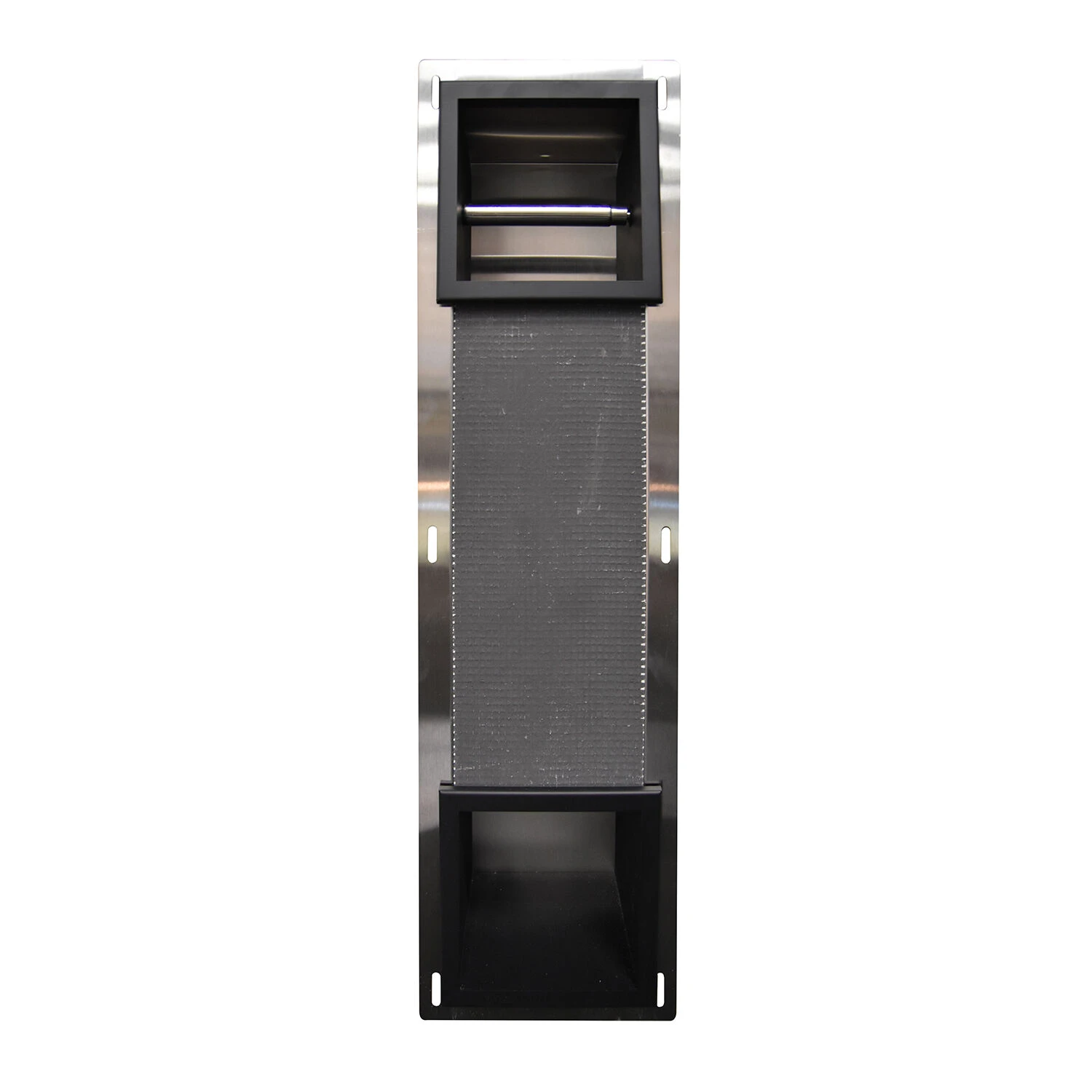 Mueller Mat Zwarte Inbouw Toiletrolhouder En Reserverolhouder RVS 3 Mueller Mat Zwarte Inbouw Toiletrolhouder En Reserverolhouder RVS