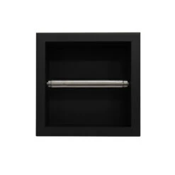 Mueller Mat Zwarte Inbouw Toiletrolhouder RVS 6 Mueller Mat Zwarte Inbouw Toiletrolhouder RVS -hotbath winkel mueller mat zwarte inbouw toiletrolhouder rvs 1
