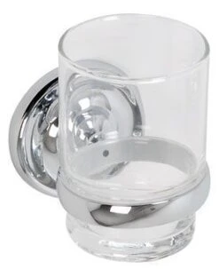 Plieger Charleston Bekerhouder Met Glas Chroom