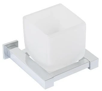 Plieger Cube Bekerhouder Matglas Inox 3 Plieger Cube Bekerhouder Matglas Inox