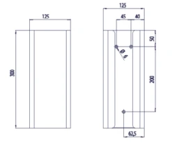Proox One Driedubbele Reserve Rolhouder Box RVS -hotbath winkel proox one driedubbele reserve rolhouder box rvs sk28953 1
