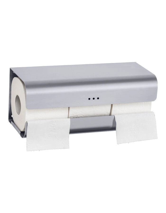 Proox One Driedubbele Toiletrol Houder RVS 3 Proox One Driedubbele Toiletrol Houder RVS