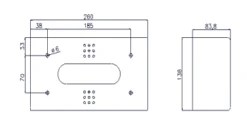 Proox One Tissuebox Wit -hotbath winkel proox one tissuebox wit sk28849