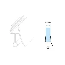 Mueller Rubber Strip Voor Onderzijde Kwartronde Deur 13 Mueller Rubber Strip Voor Onderzijde Kwartronde Deur -hotbath winkel rubber strip voor onderzijde kwartronde deur sk50980 1