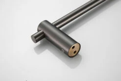 Saniclear Academy Dubbele Reserve Rolhouder Verouderd Ijzer - Gunmetal -hotbath winkel saniclear academy dubbele reserve rolhouder verouderd ijzer gunmetal sk36434 4