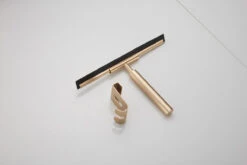 Saniclear Brass Badkamer Raam Wisser 25cm Geborsteld Messing Mat Goud -hotbath winkel saniclear brass badkamer raam wisser 25cm geborsteld messing mat goud sk27677 5