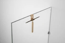 Saniclear Brass Badkamer Raam Wisser 25cm Geborsteld Messing Mat Goud