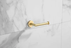 Saniclear Brass Geborsteld Messing / Goud Toilet Accessoire Set Incl Toiletborstel, Rolhouder En Haak -hotbath winkel saniclear brass geborsteld messing goud toilet accessoire set incl toiletborstel rolhouder en haak sk28489 1 1
