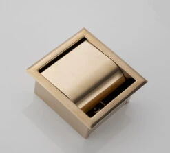 Saniclear Brass Inbouw Toiletrol Houder Met Klep Geborsteld Messing - Mat Goud 17 Saniclear Brass Inbouw Toiletrol Houder Met Klep Geborsteld Messing - Mat Goud -hotbath winkel saniclear brass inbouw toiletrol houder met klep geborsteld messing mat goud sk28387 3