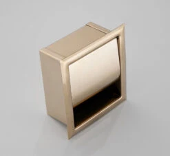 Saniclear Brass Inbouw Toiletrol Houder Met Klep Geborsteld Messing - Mat Goud 18 Saniclear Brass Inbouw Toiletrol Houder Met Klep Geborsteld Messing - Mat Goud -hotbath winkel saniclear brass inbouw toiletrol houder met klep geborsteld messing mat goud sk28387 4
