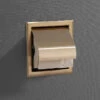 Saniclear Brass Inbouw Toiletrol Houder Met Klep Geborsteld Messing - Mat Goud -hotbath winkel saniclear brass inbouw toiletrol houder met klep geborsteld messing mat goud sk28387 9
